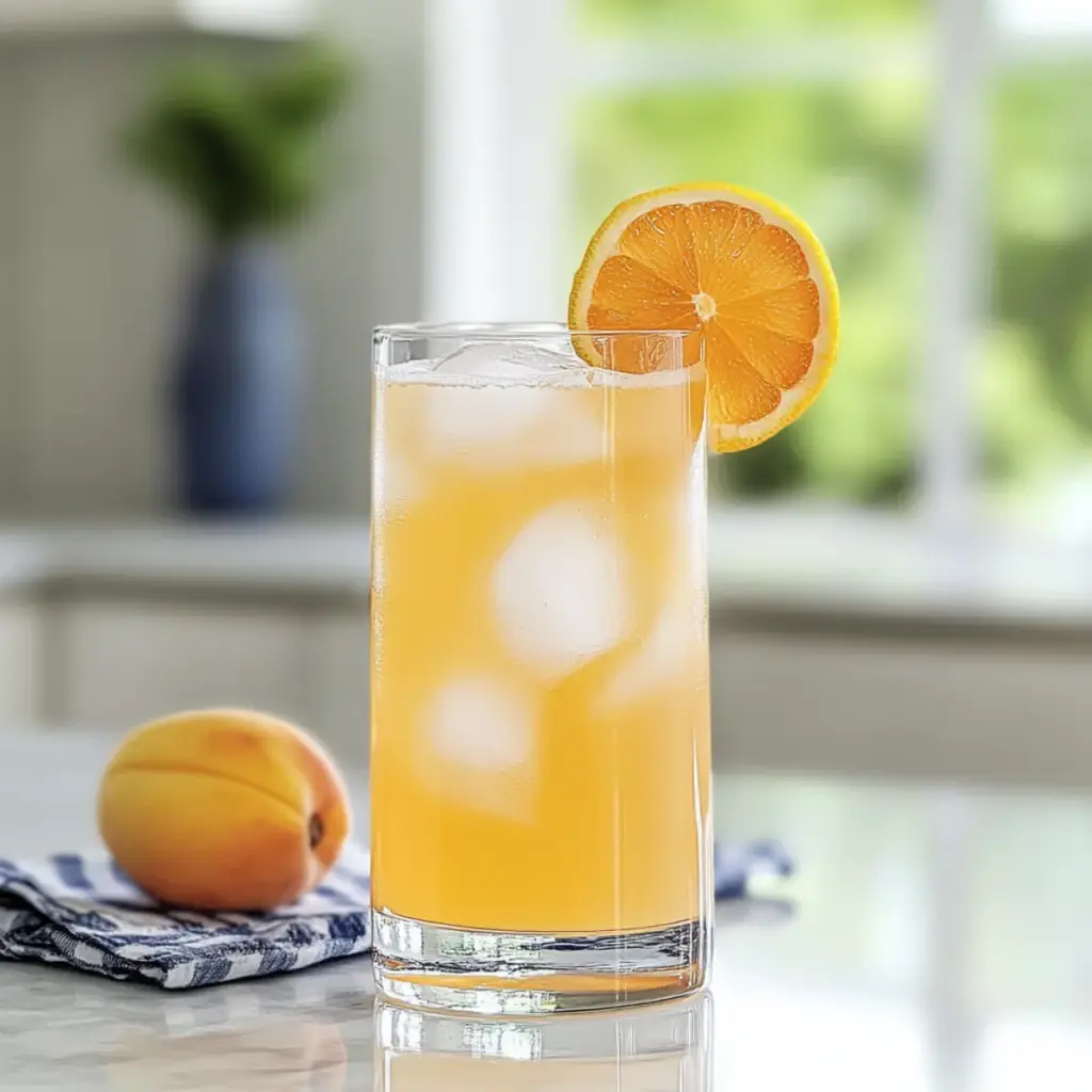 Apricot Lemonade Mocktail