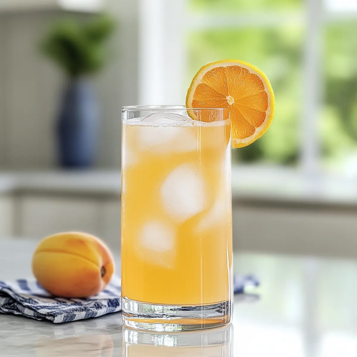Apricot Lemonade Mocktail