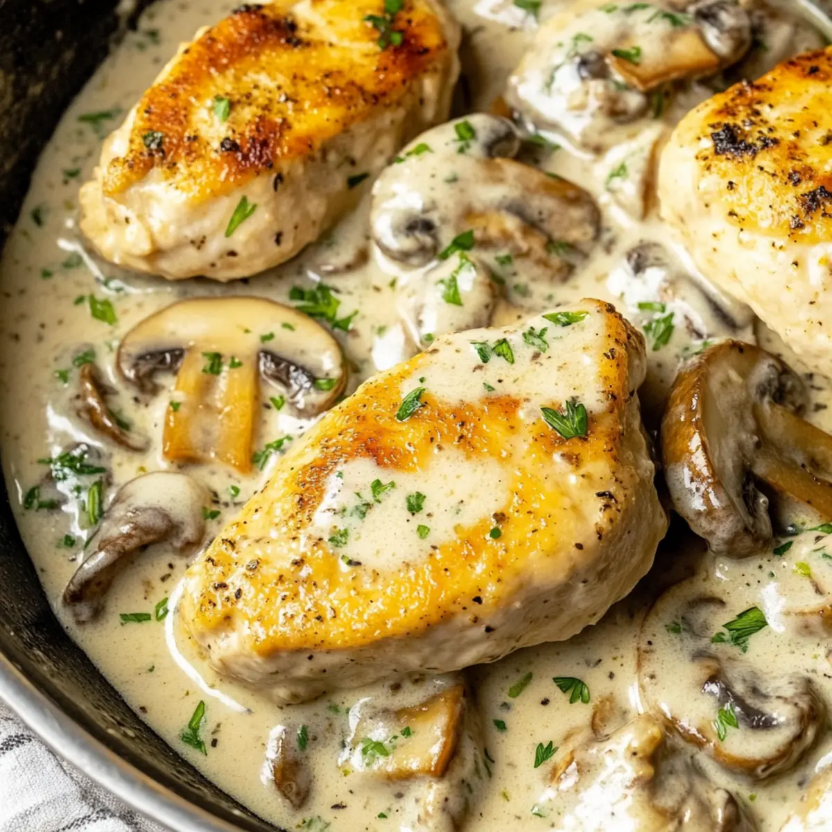 Creamy Mushroom Chicken
