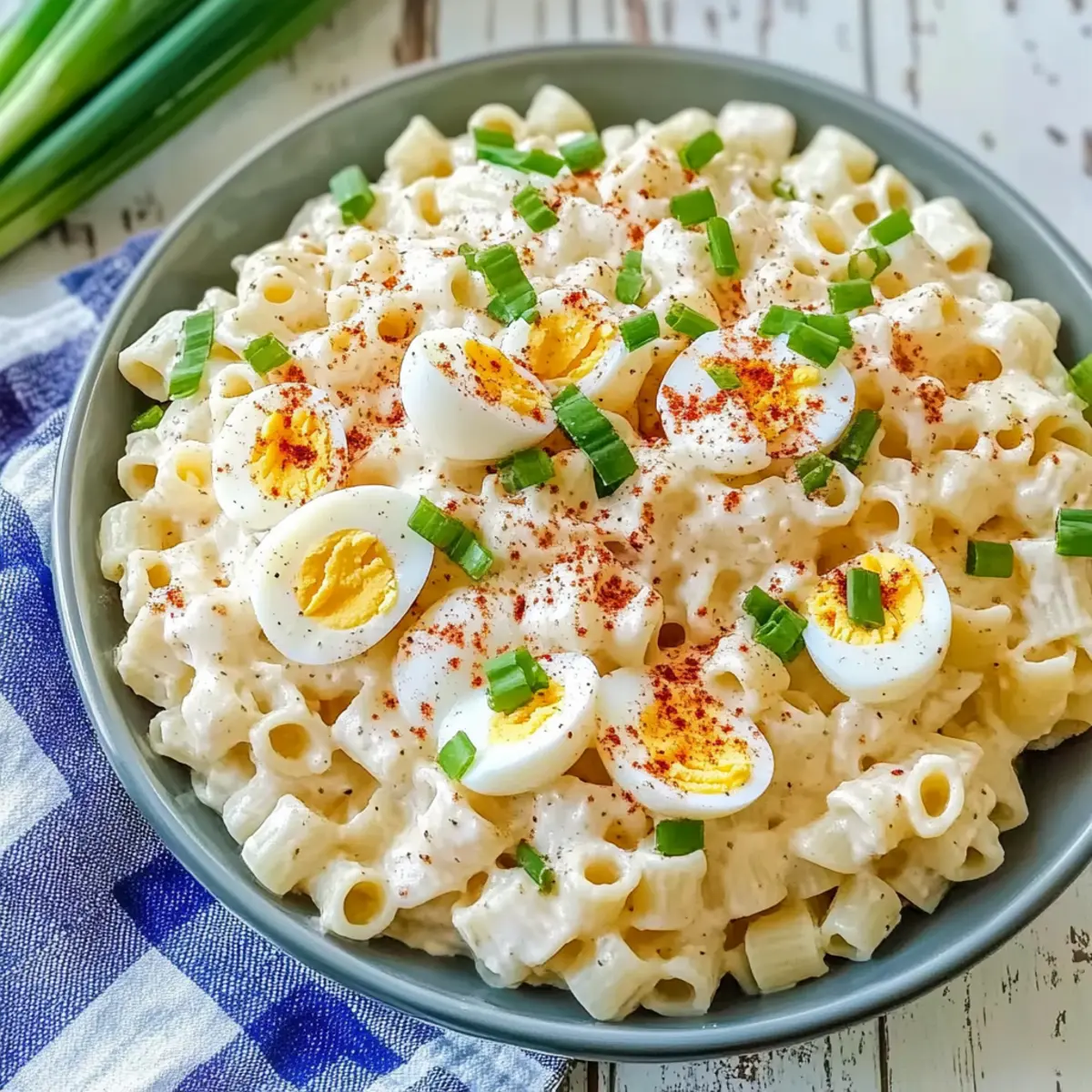Deviled Eggs Pasta Salad: Creamy, Tangy, & Perfect for Potlucks