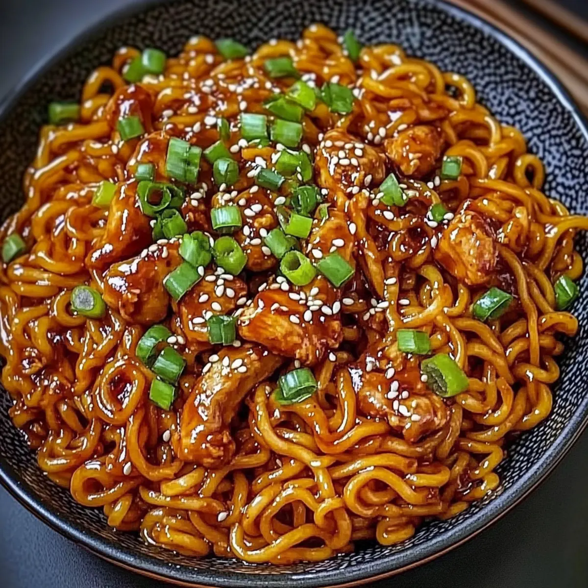 Savor Korean Spicy Chicken Noodles for a Cozy Night In
