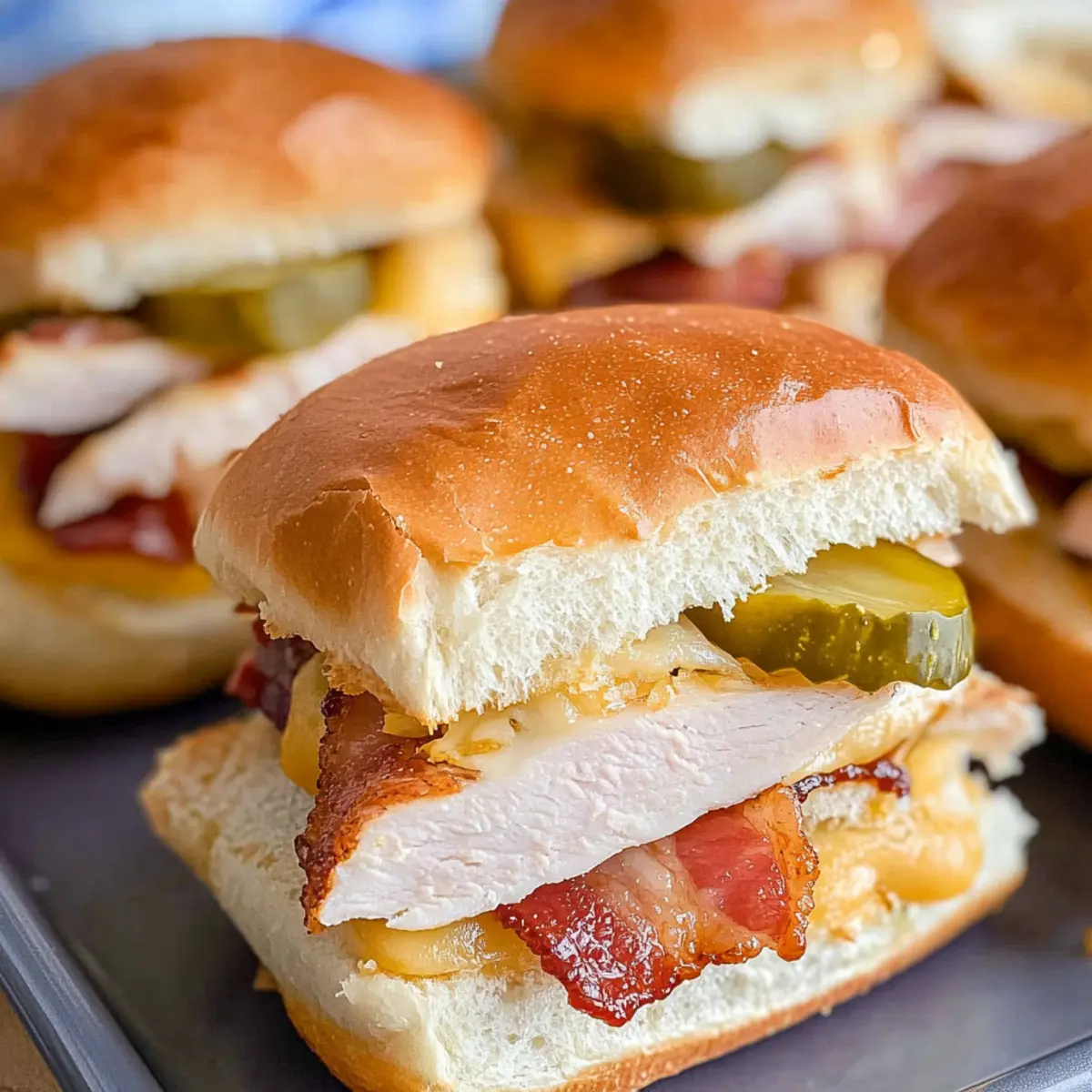 Savory Turkey Bacon Ranch Sliders for Fun Tailgate Nights
