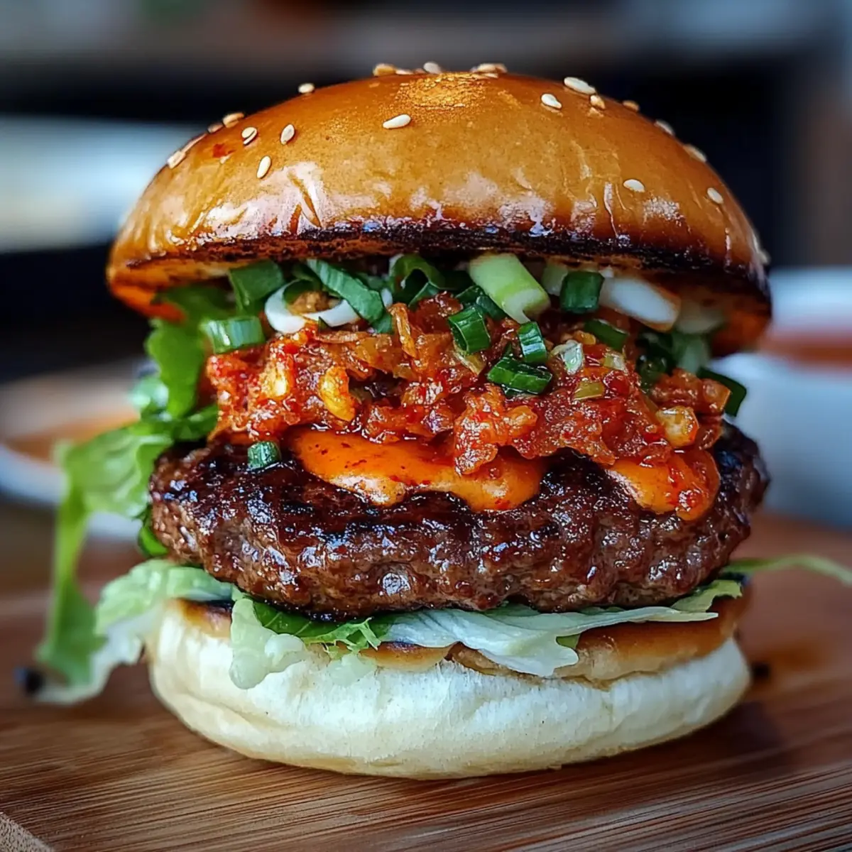 Bulgogi Kimchi Burger