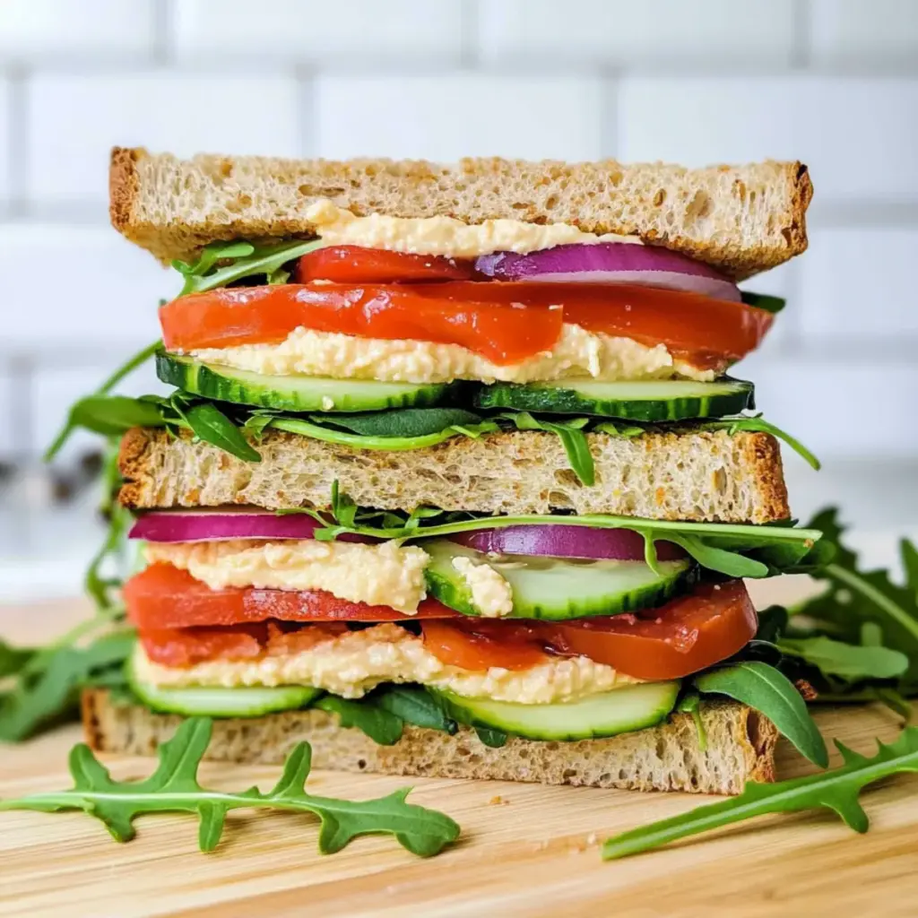 Mediterranean Veggie Sandwich