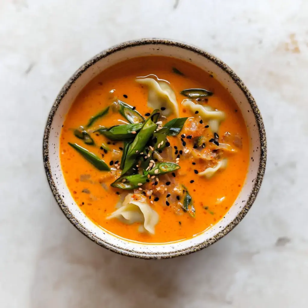 Red Curry Dumpling Soup