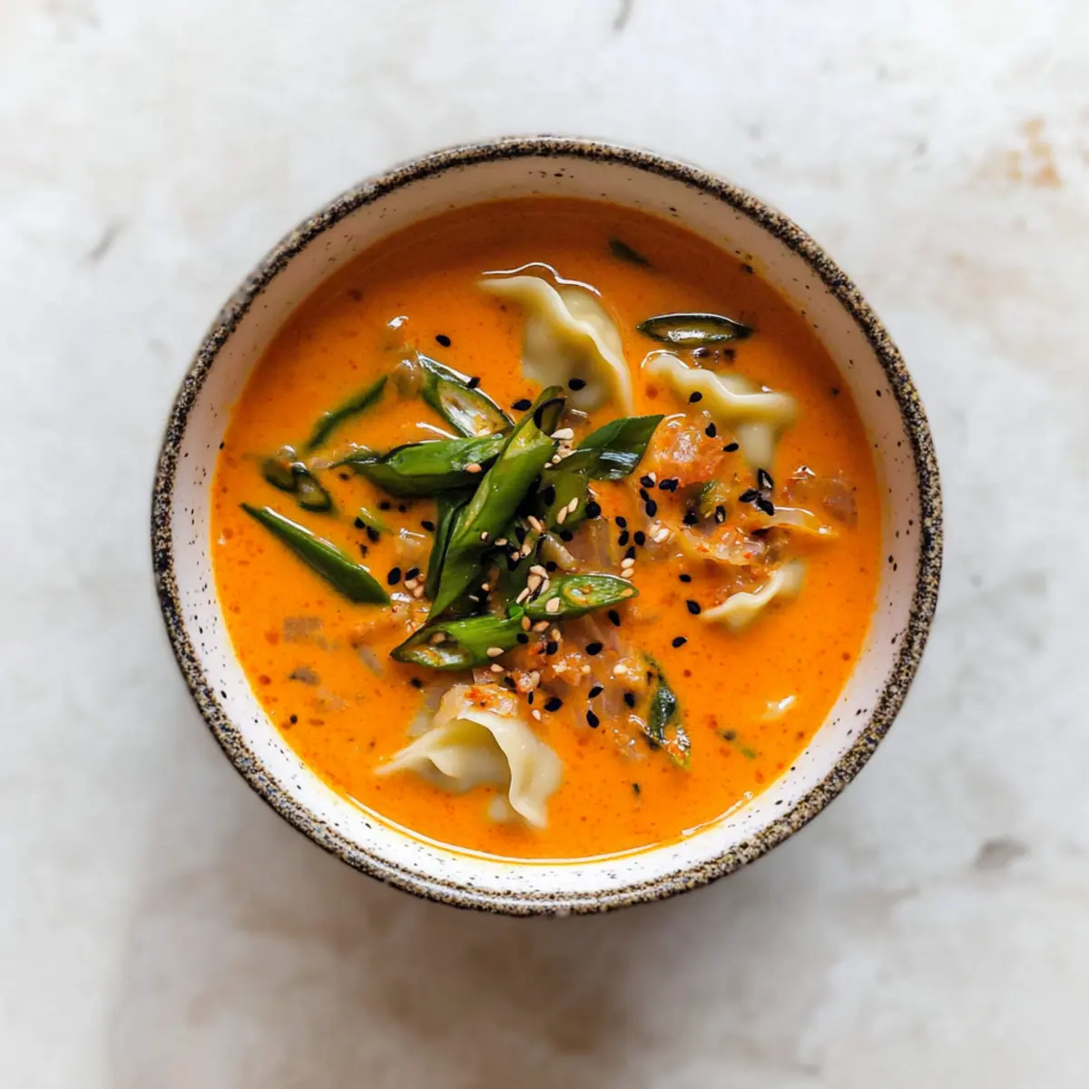 Red Curry Dumpling Soup