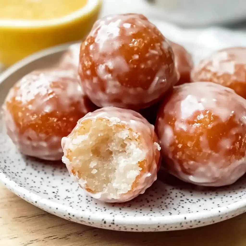 Keto Glazed Donut Balls