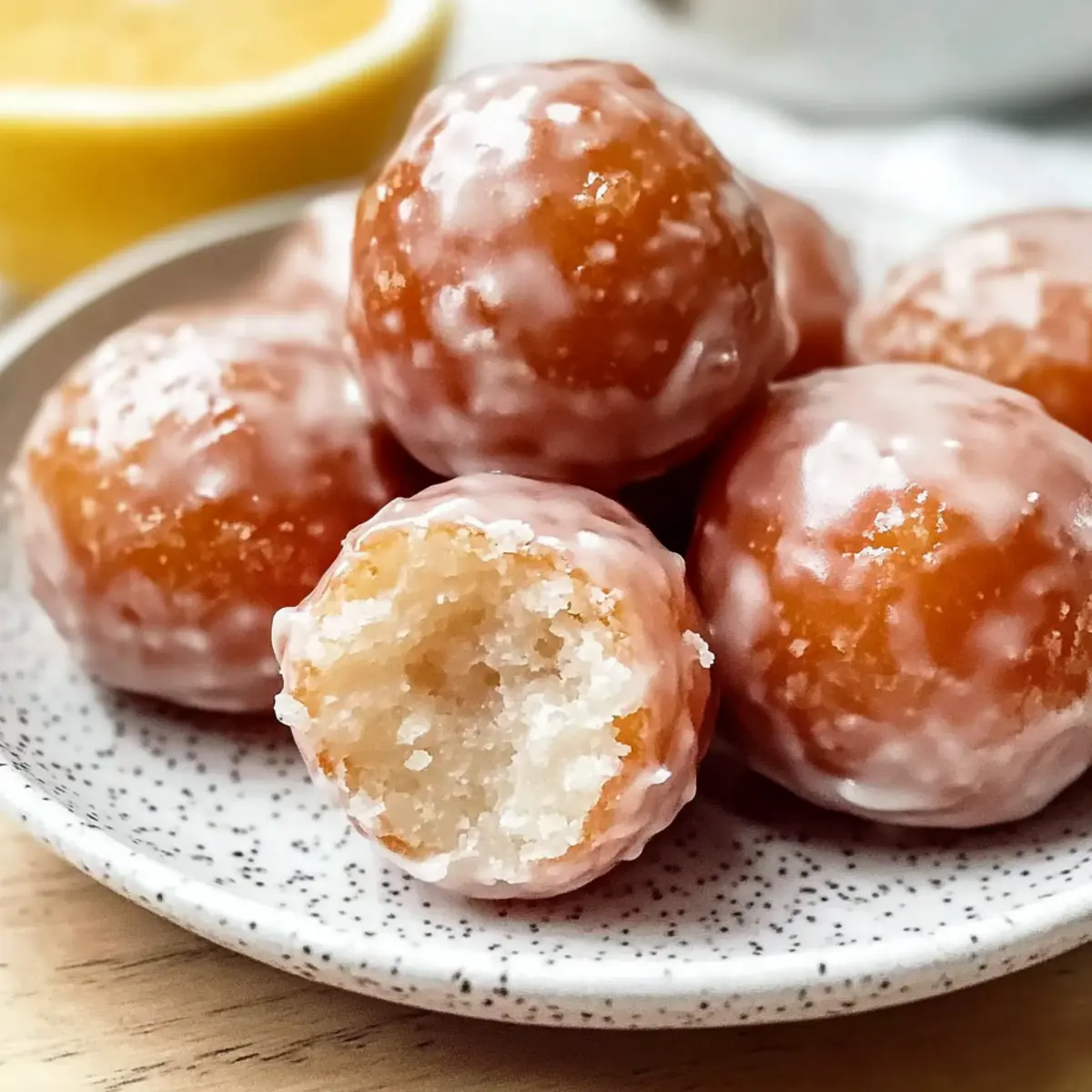 Keto Glazed Donut Balls