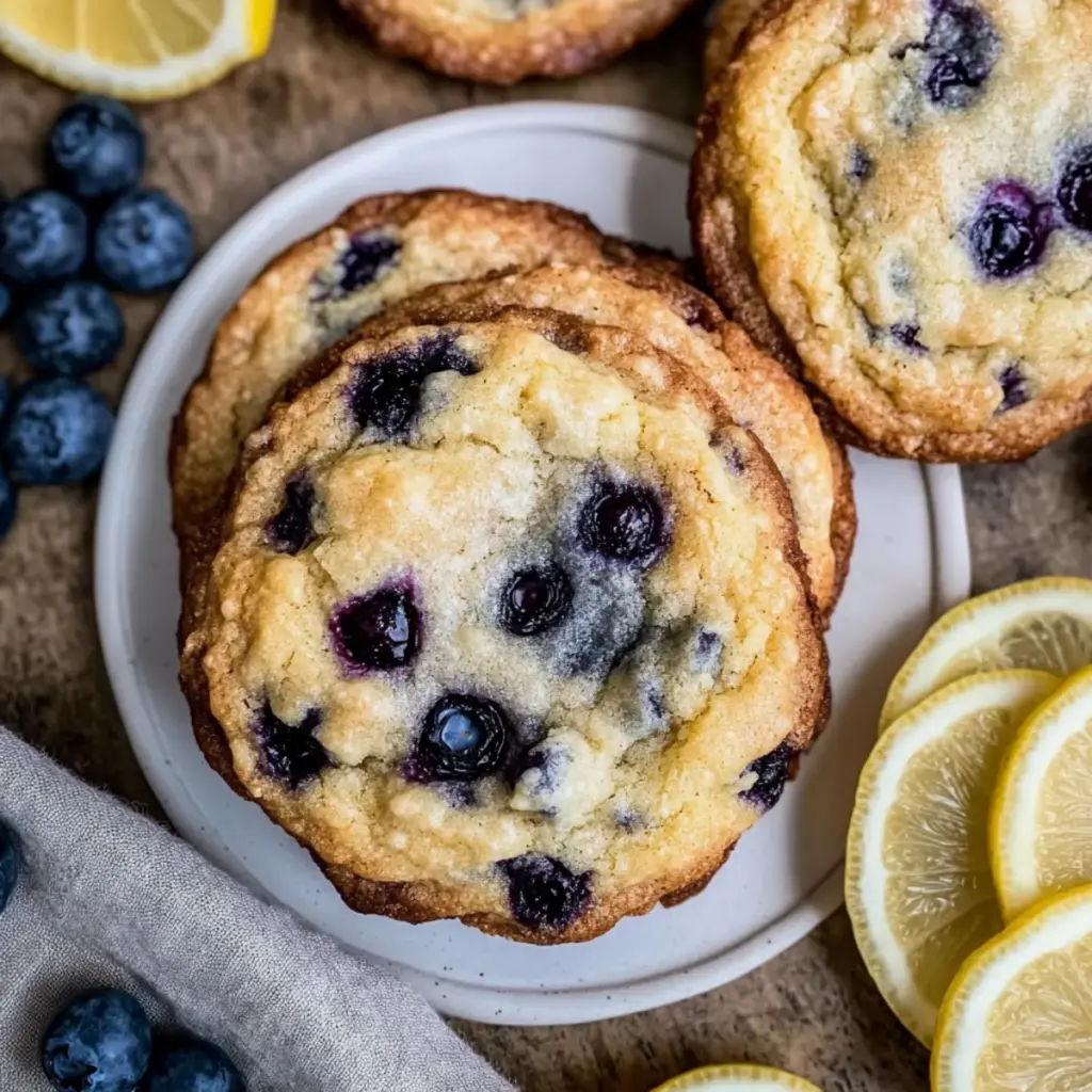 Lemon Blueberry Cookies