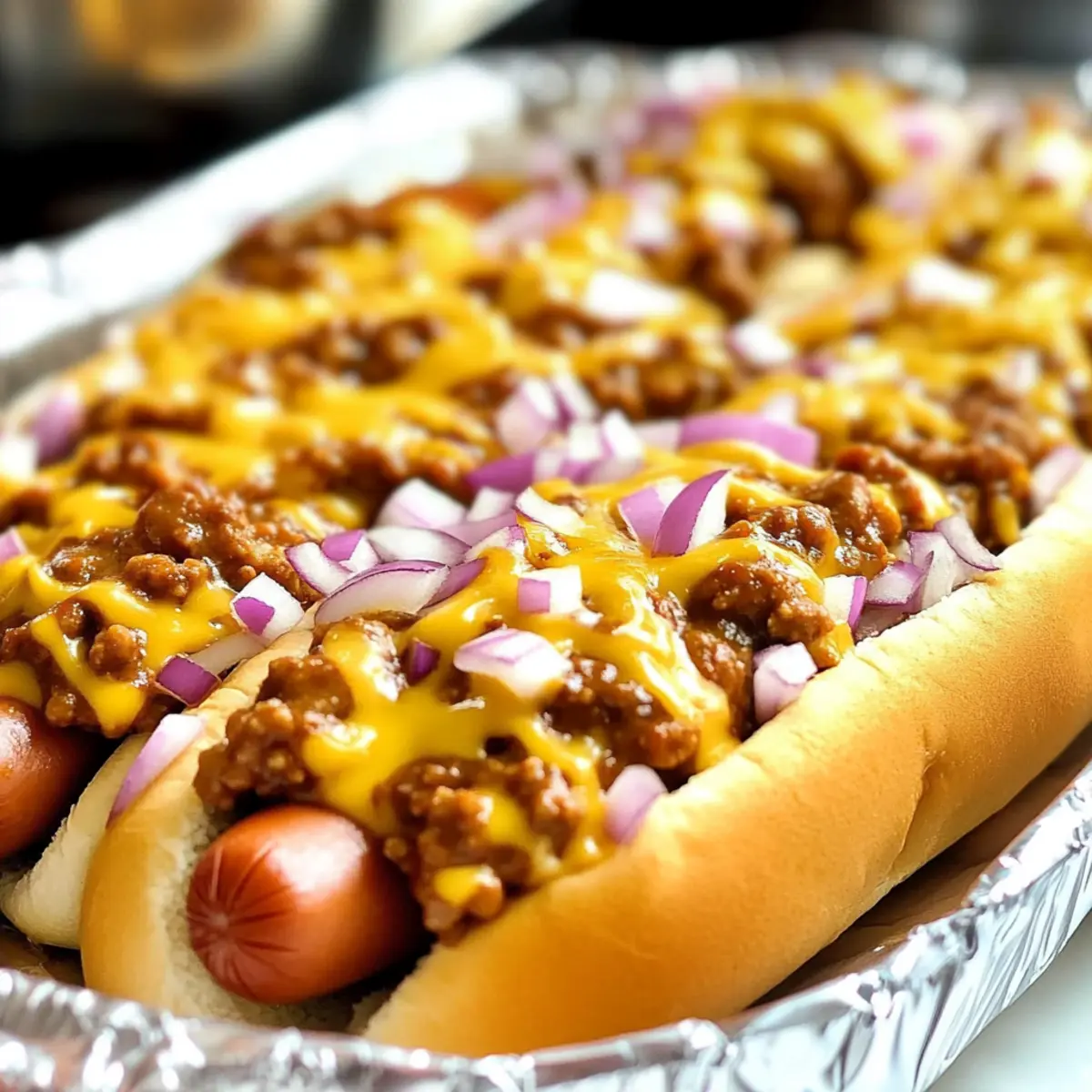 Savory Oven Baked Chili Cheese Dogs for Game Day Fun