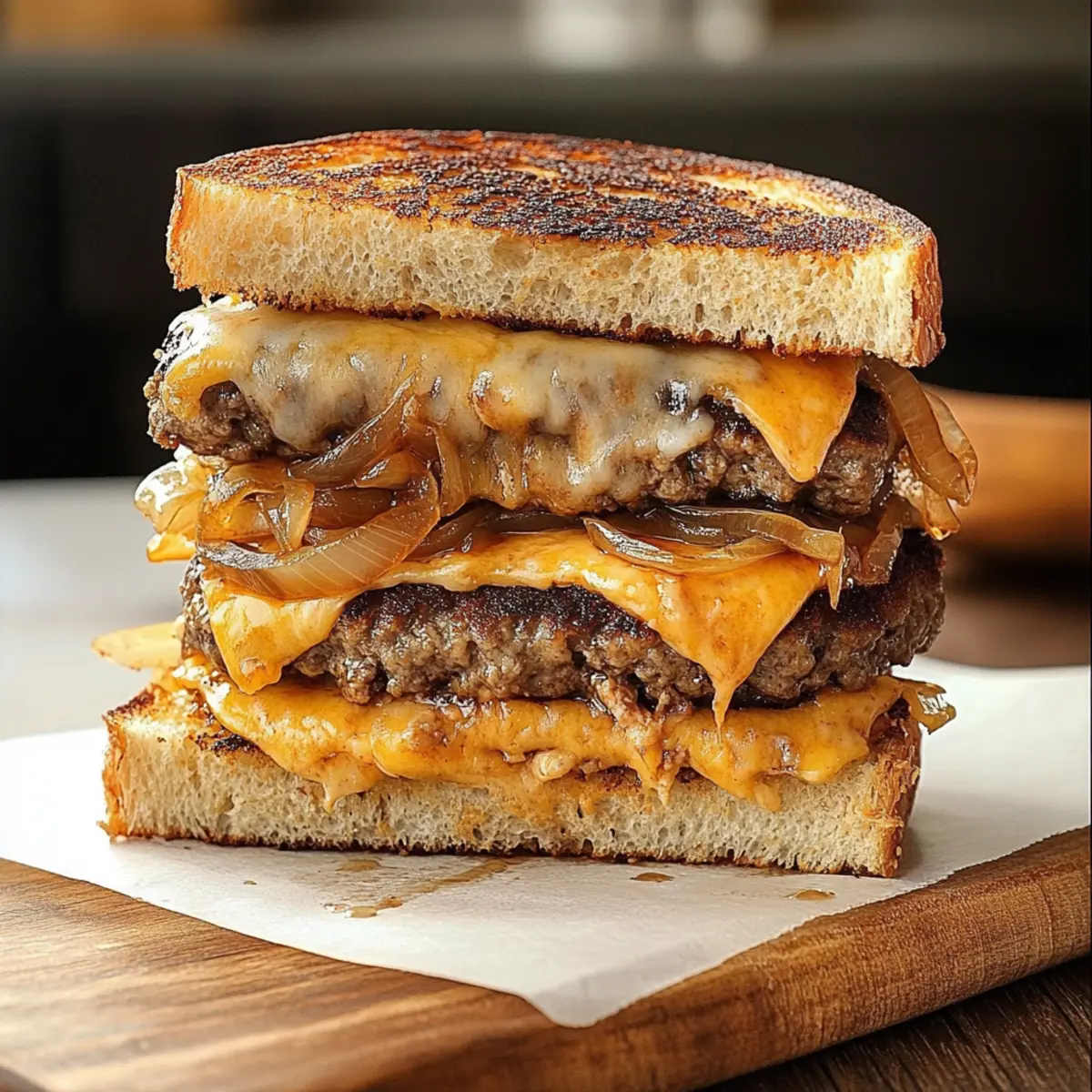 Delicious Cast-Iron Patty Melts That Will Warm Your Heart