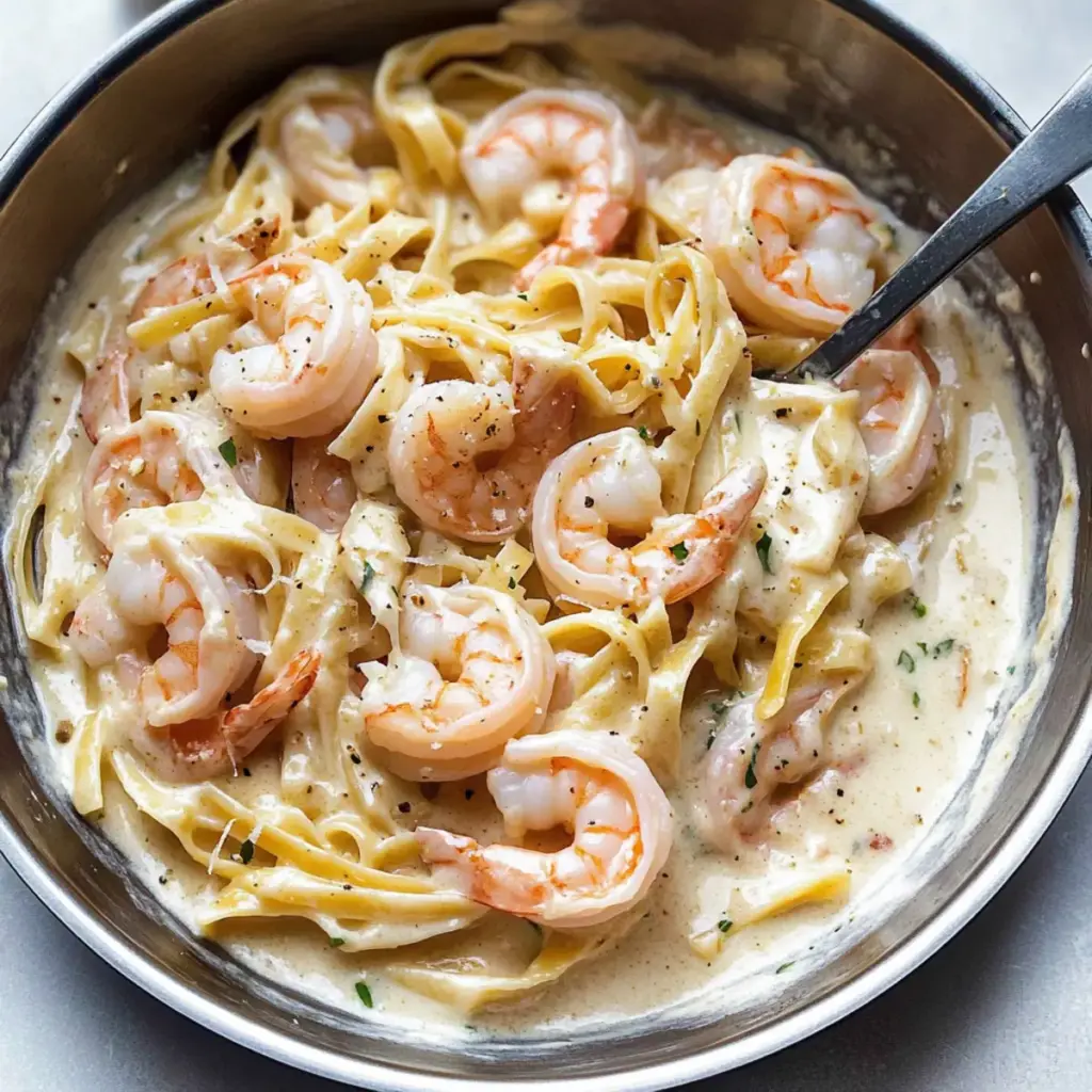 Easy Shrimp Alfredo