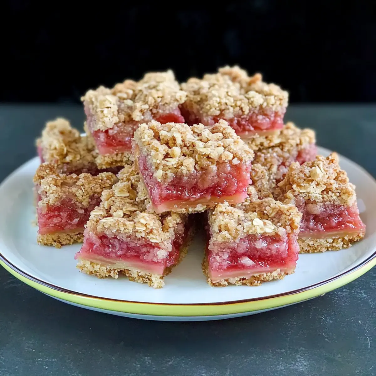 Irresistible Rhubarb Crumble Bars for a Springtime Treat