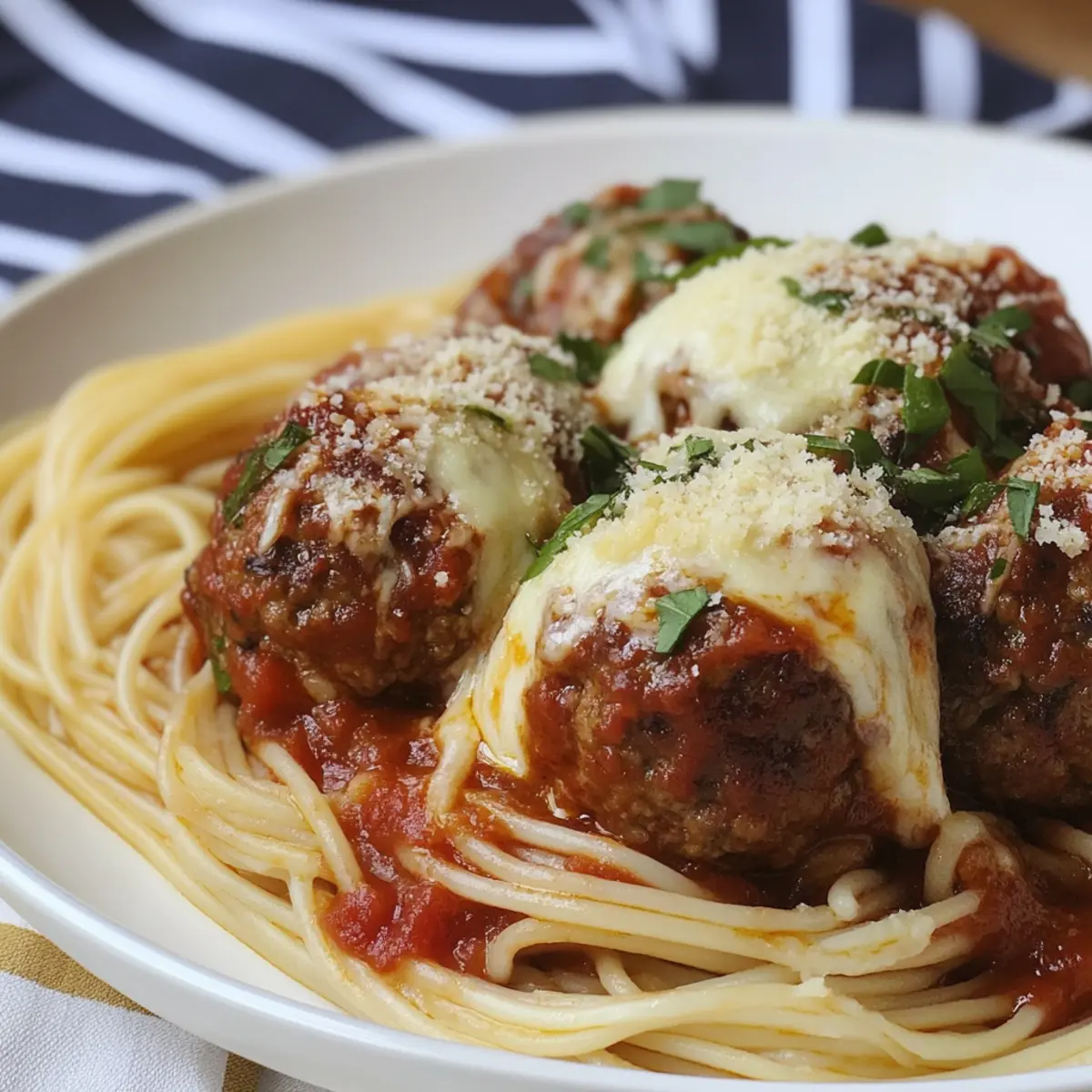 Cheese-Stuffed Meatballs: A Cozy Comfort Food Delight