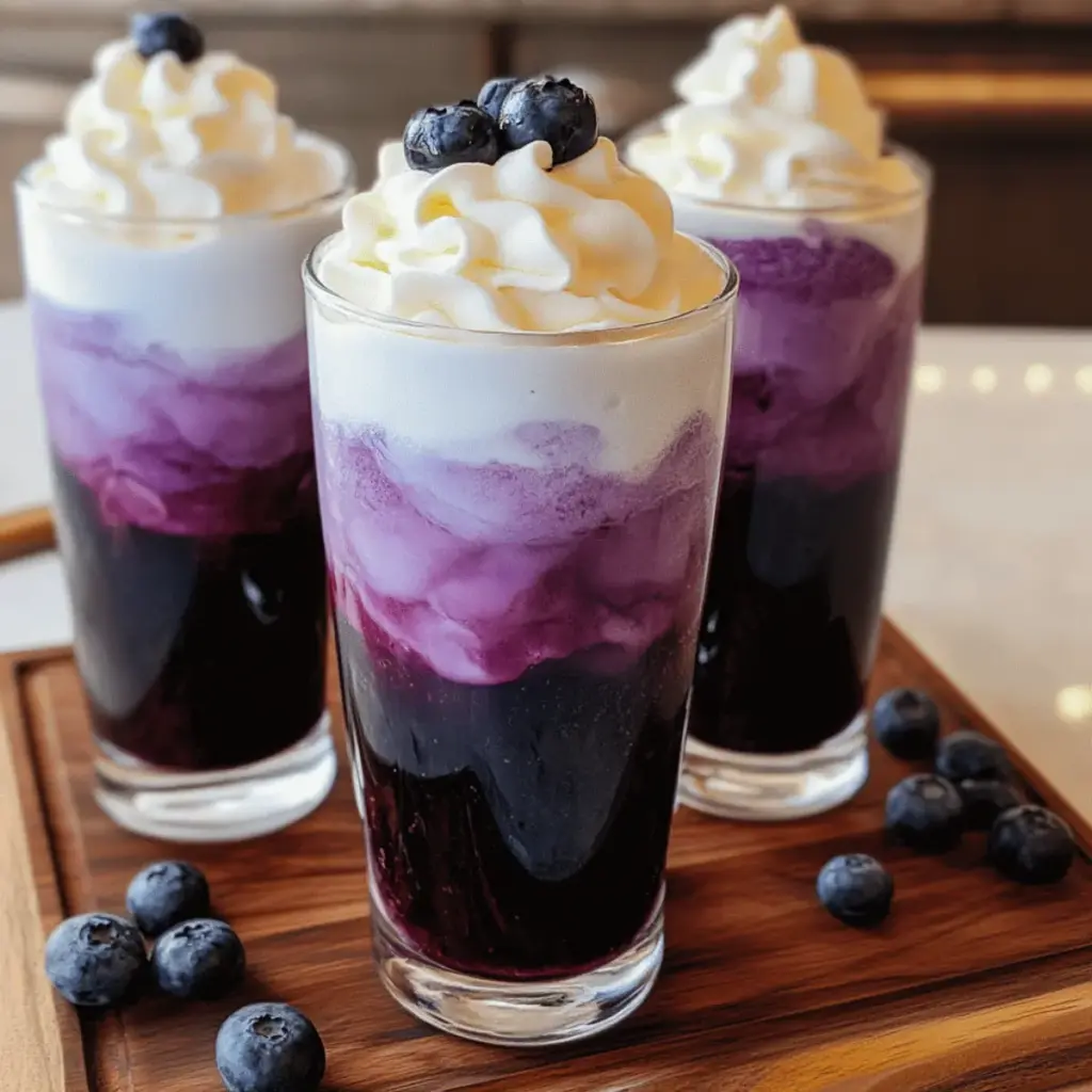 Blueberry Italian Cream Soda