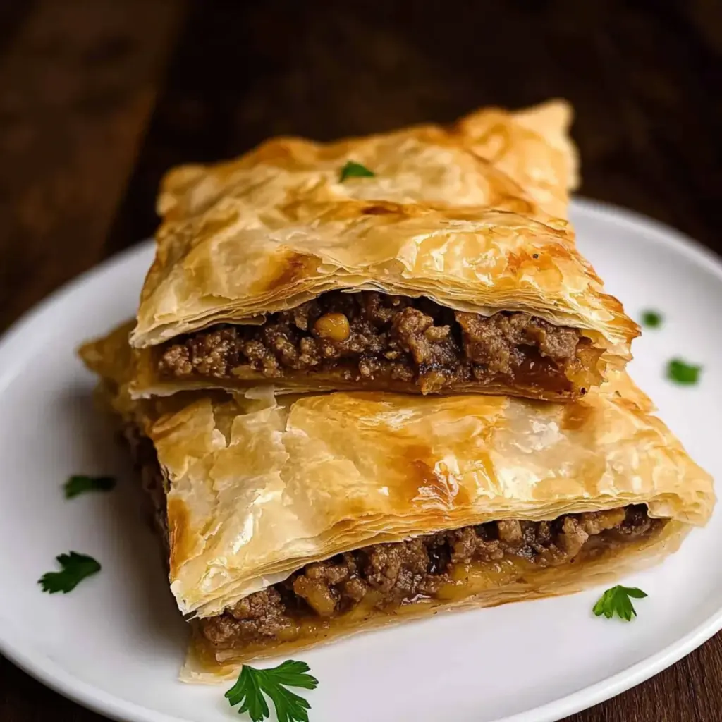 Greek Phyllo Meat Pie