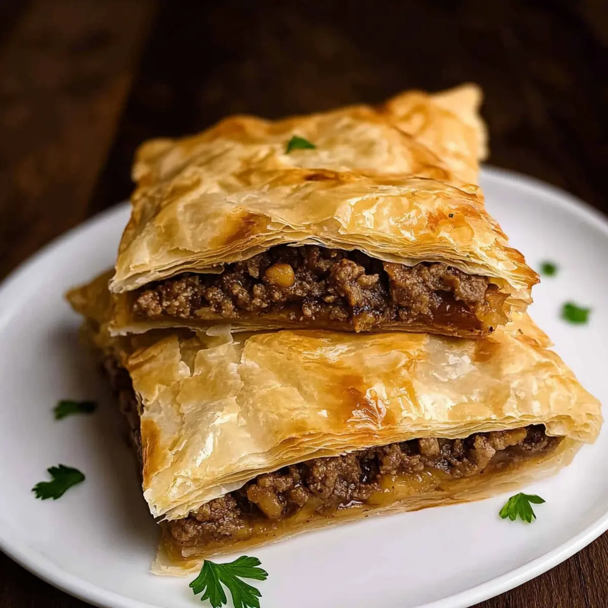 Greek Phyllo Meat Pie
