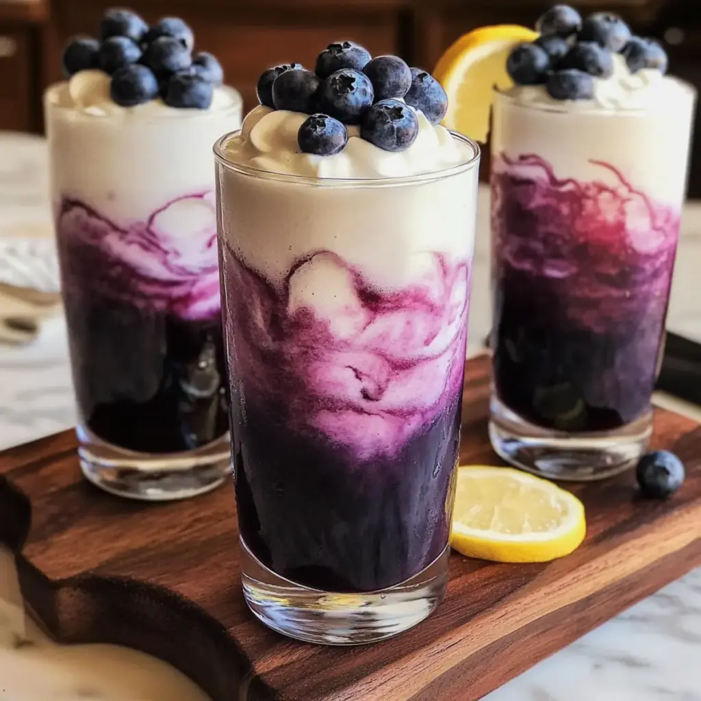 Blueberry Italian Cream Soda