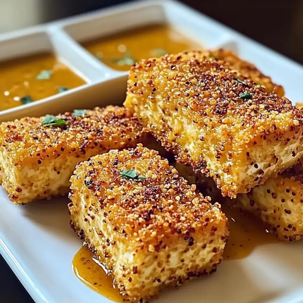 Baked Honey Mustard Tofu