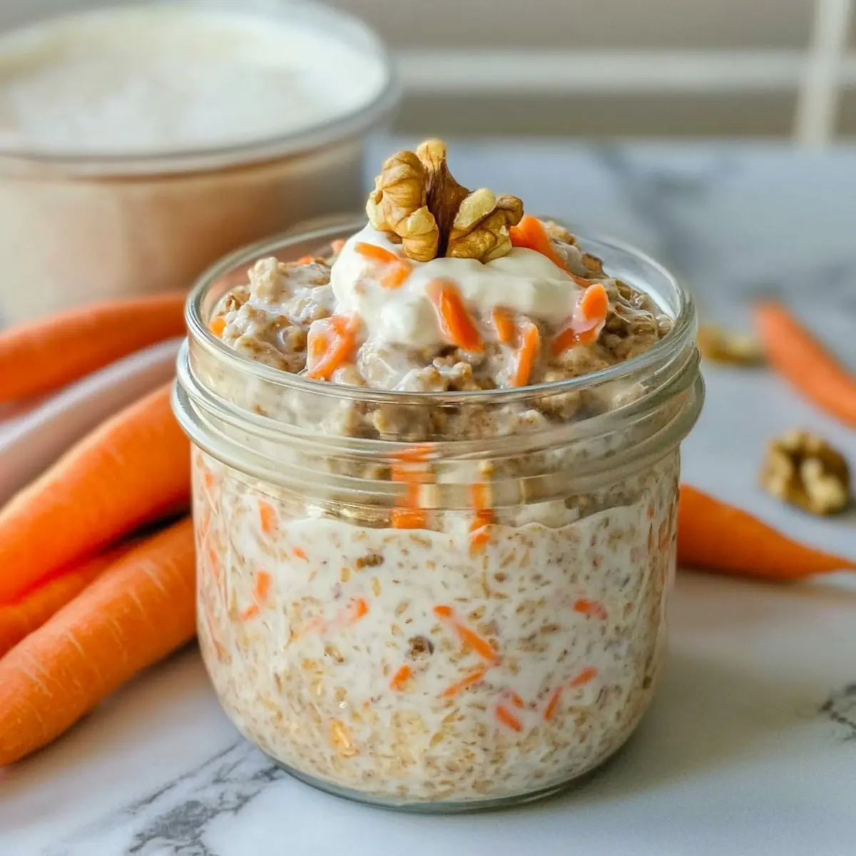 Carrot Cake Overnight Oats