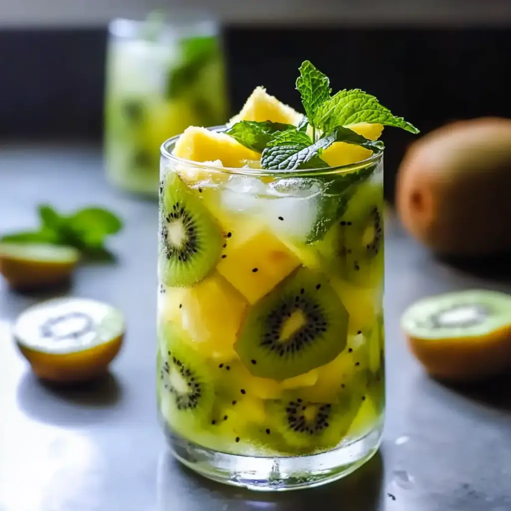 Pineapple Kiwi Mojito