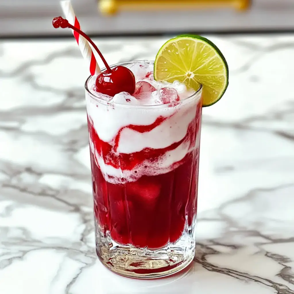 Cherry Lime Frost Dirty Soda