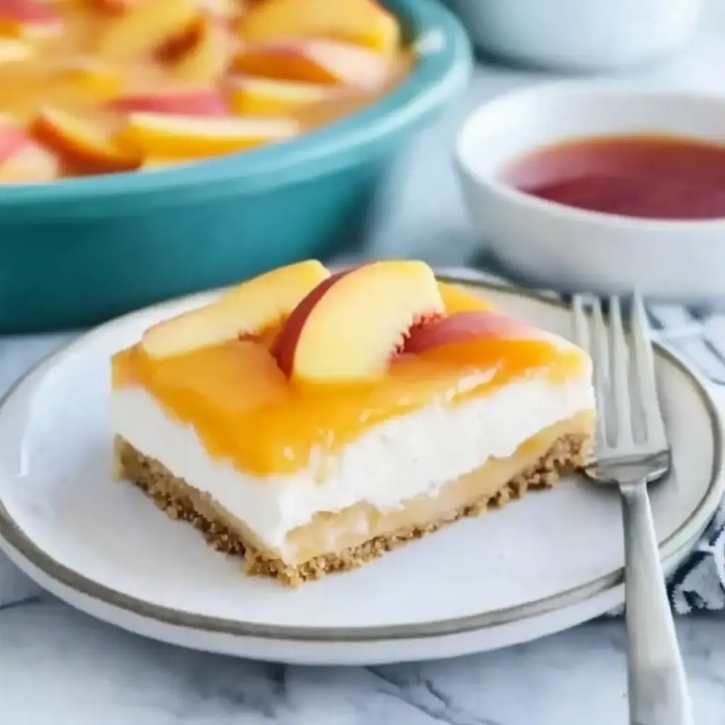 Peaches and Cream Dessert