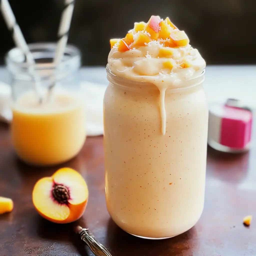 Peach Milkshake