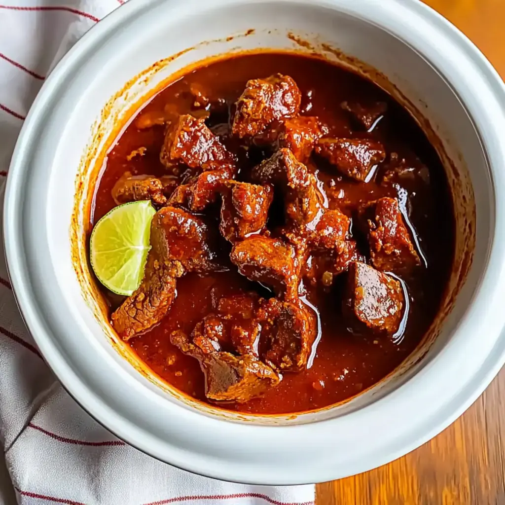 Slow Cooker Chili Colorado