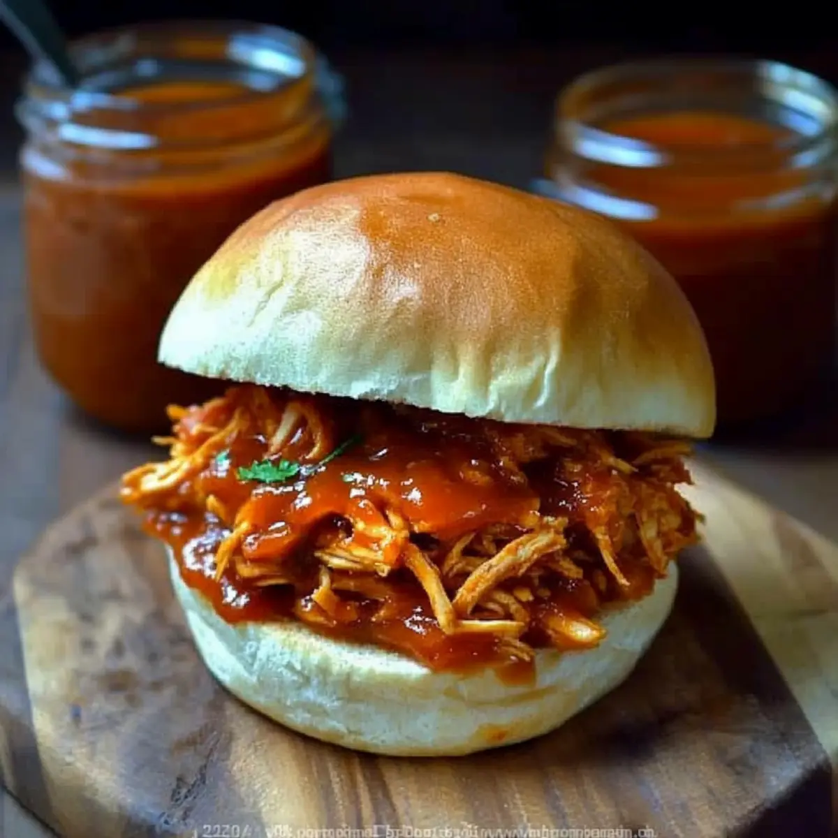 Peach BBQ Pulled Chicken