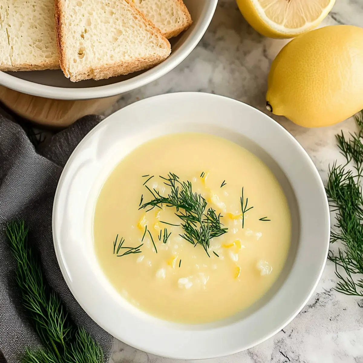 Greek Egg and Lemon Soup