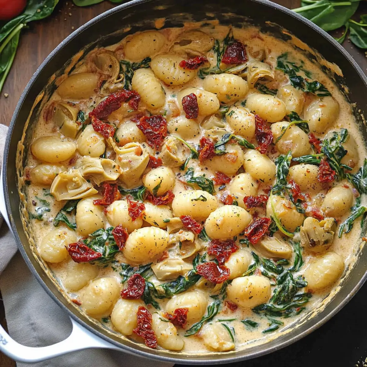 Creamy Tuscan Gnocchi