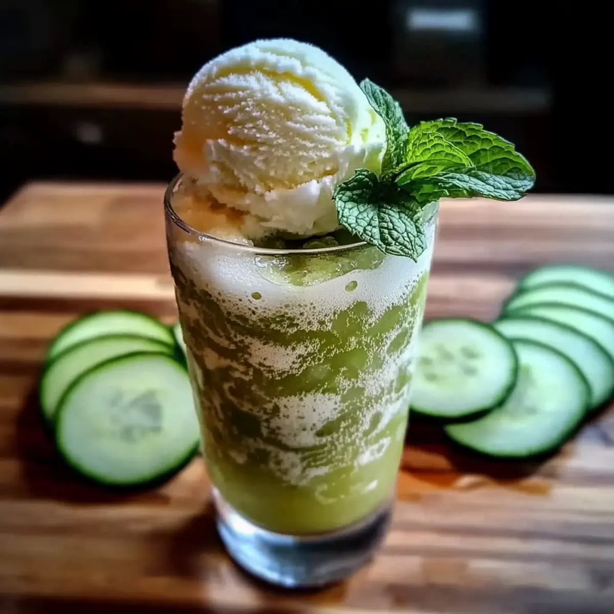 Melon Cream Soda Float