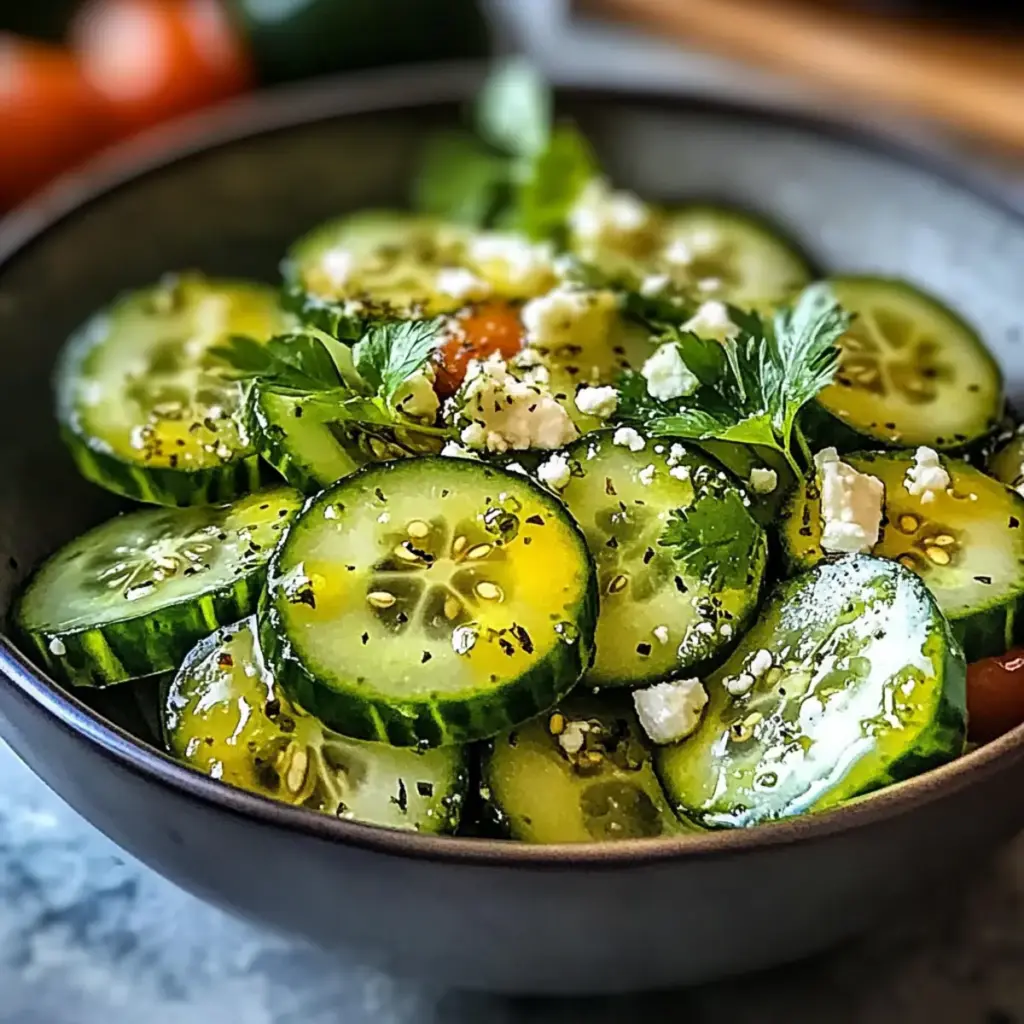 Honey Lime Cucumber Salad