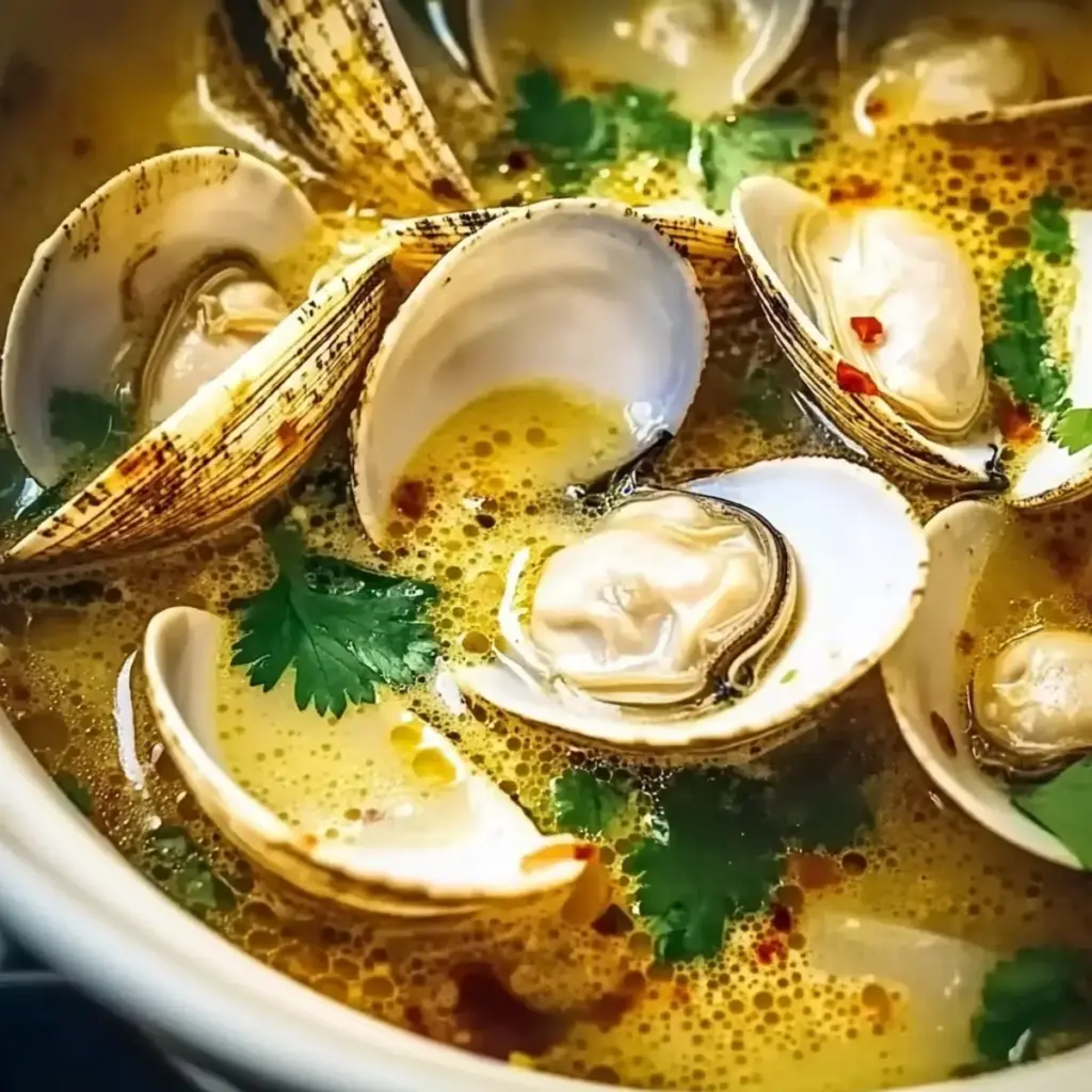 Coconut Broth Clams with Lemongrass