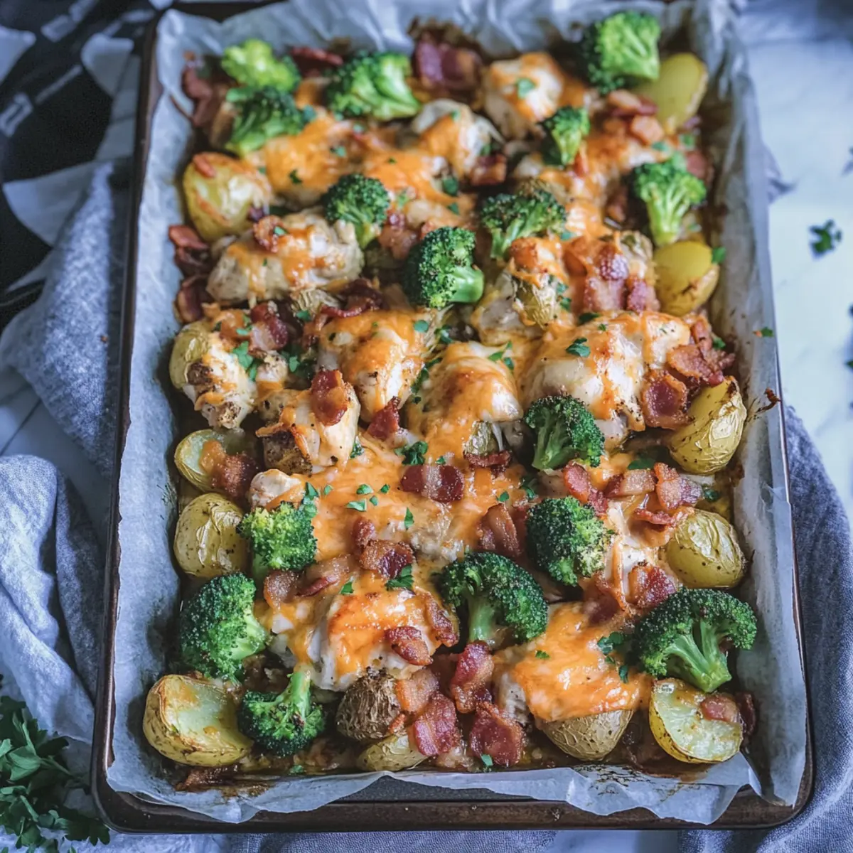 Delicious Chicken Bacon Ranch Sheet Pan for Easy Dinners