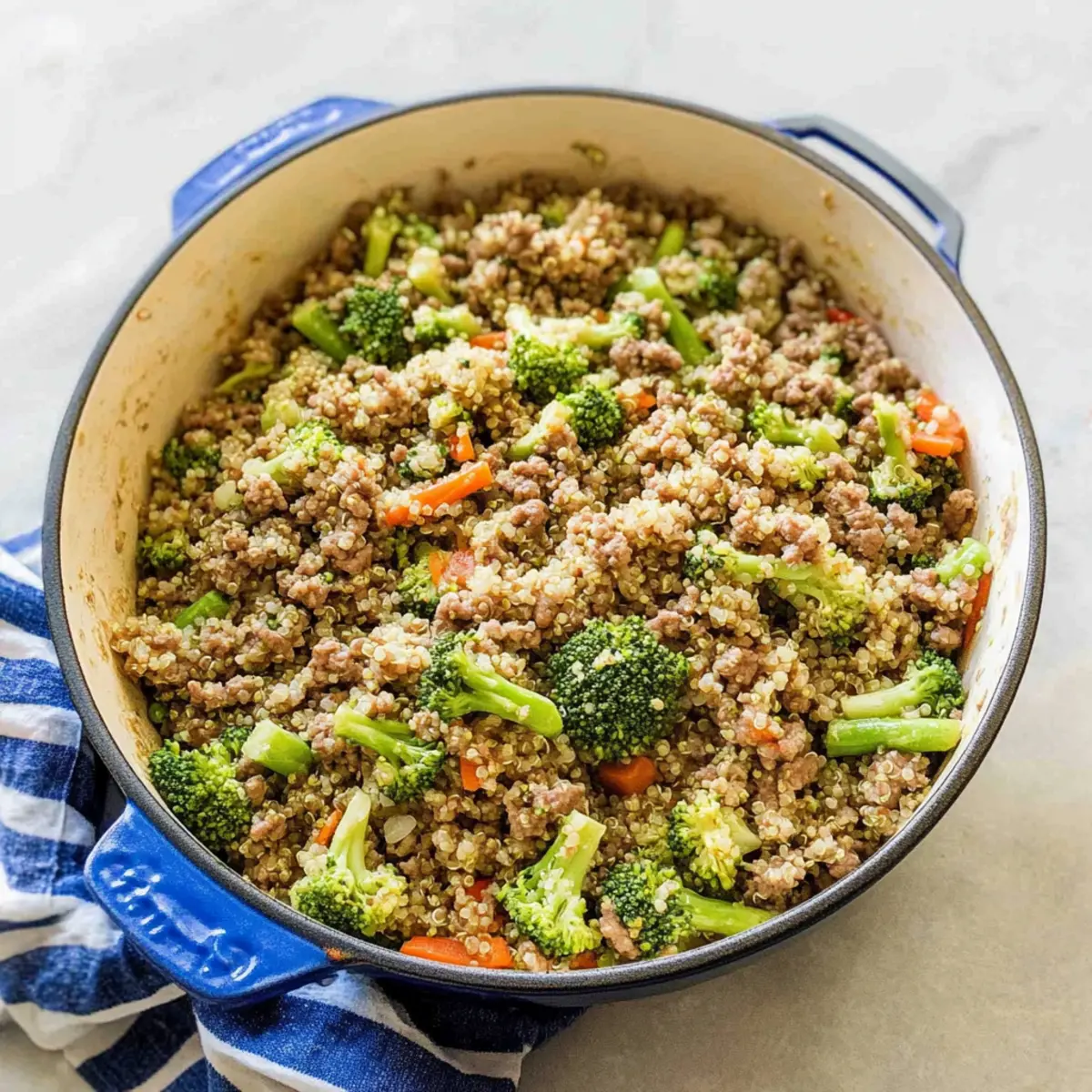 Korean Ground Beef and Broccoli Quinoa: Quick Family Delight