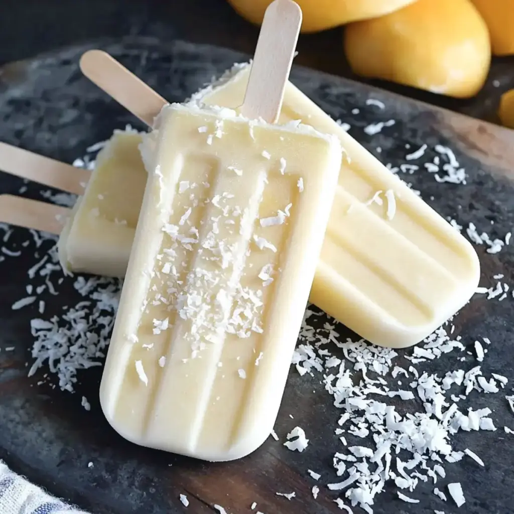 COCONUT MANGO POPSICLES