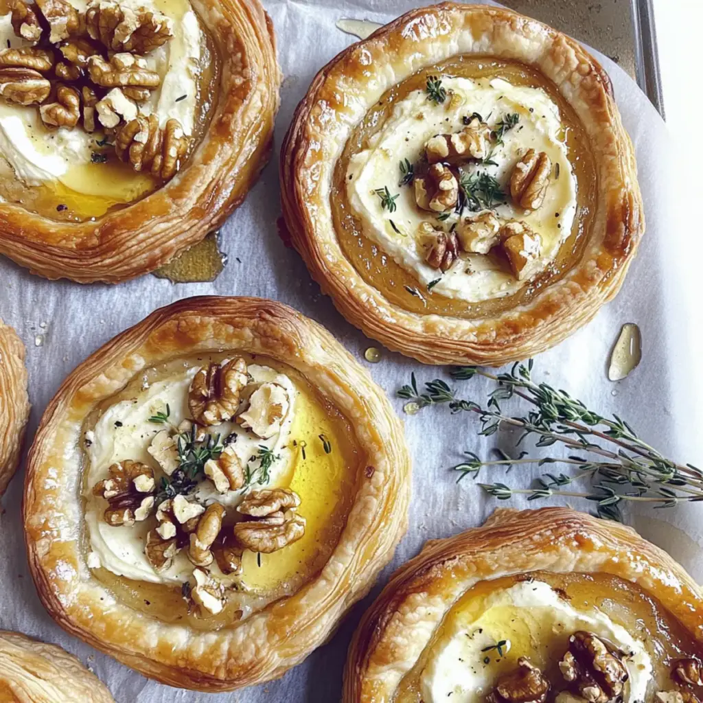 Goat Cheese and Walnut Tarts