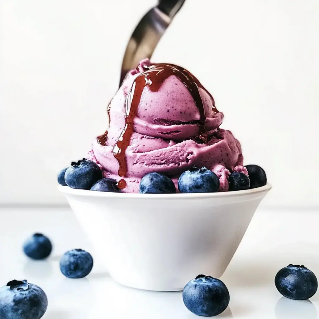 Blueberry Frozen Yogurt