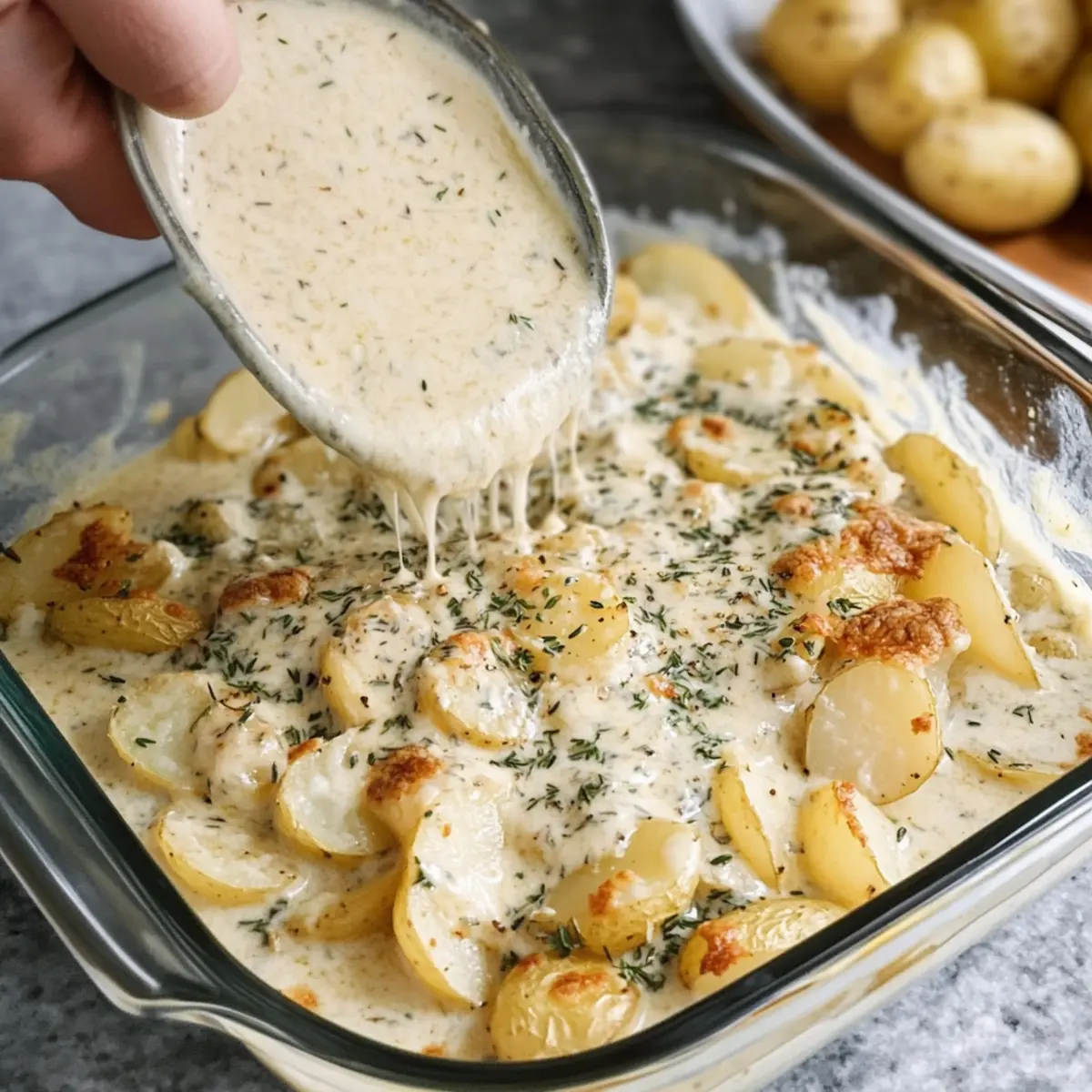 Creamy Parmesan Oven-Baked Potatoes