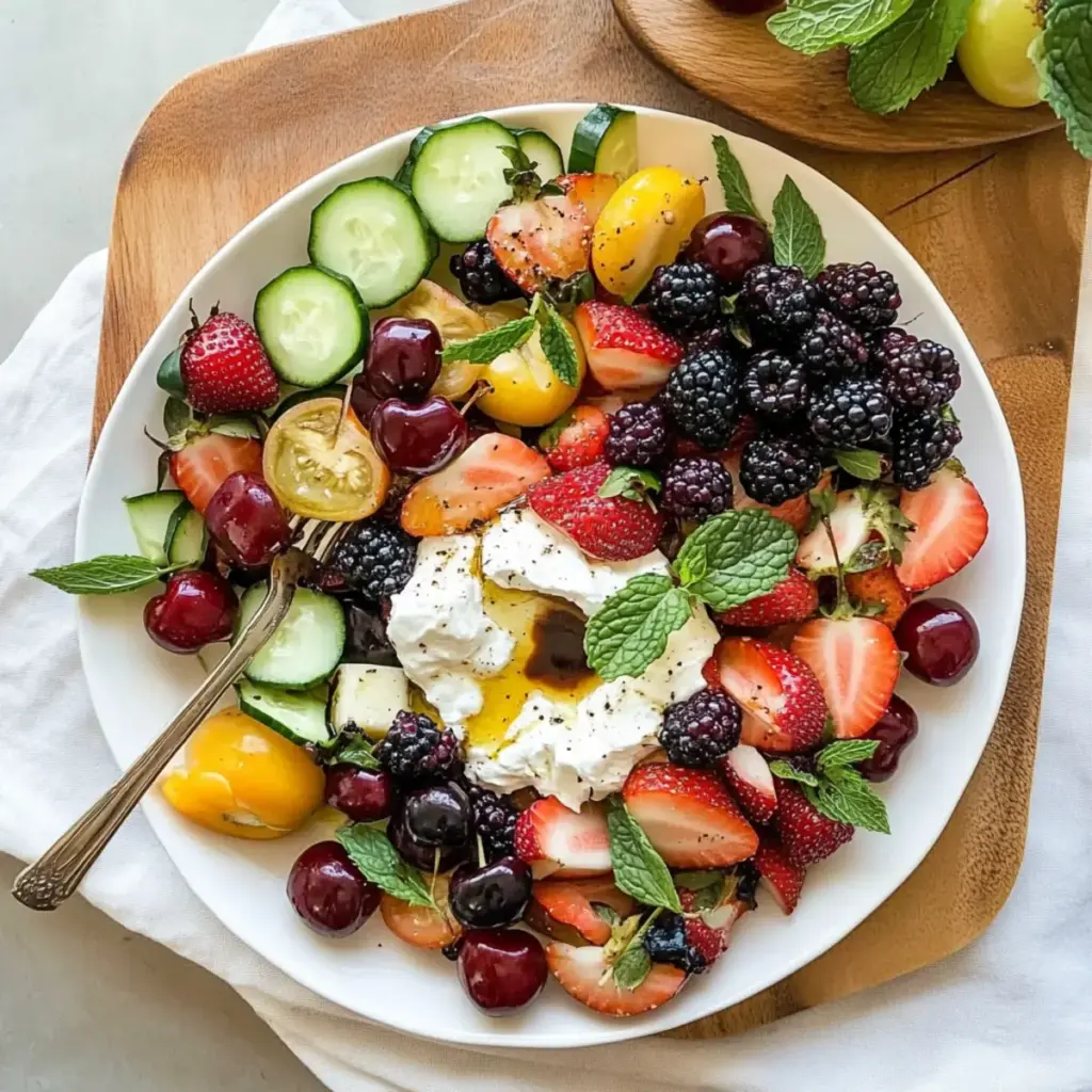 Burrata Berry Salad Recipe
