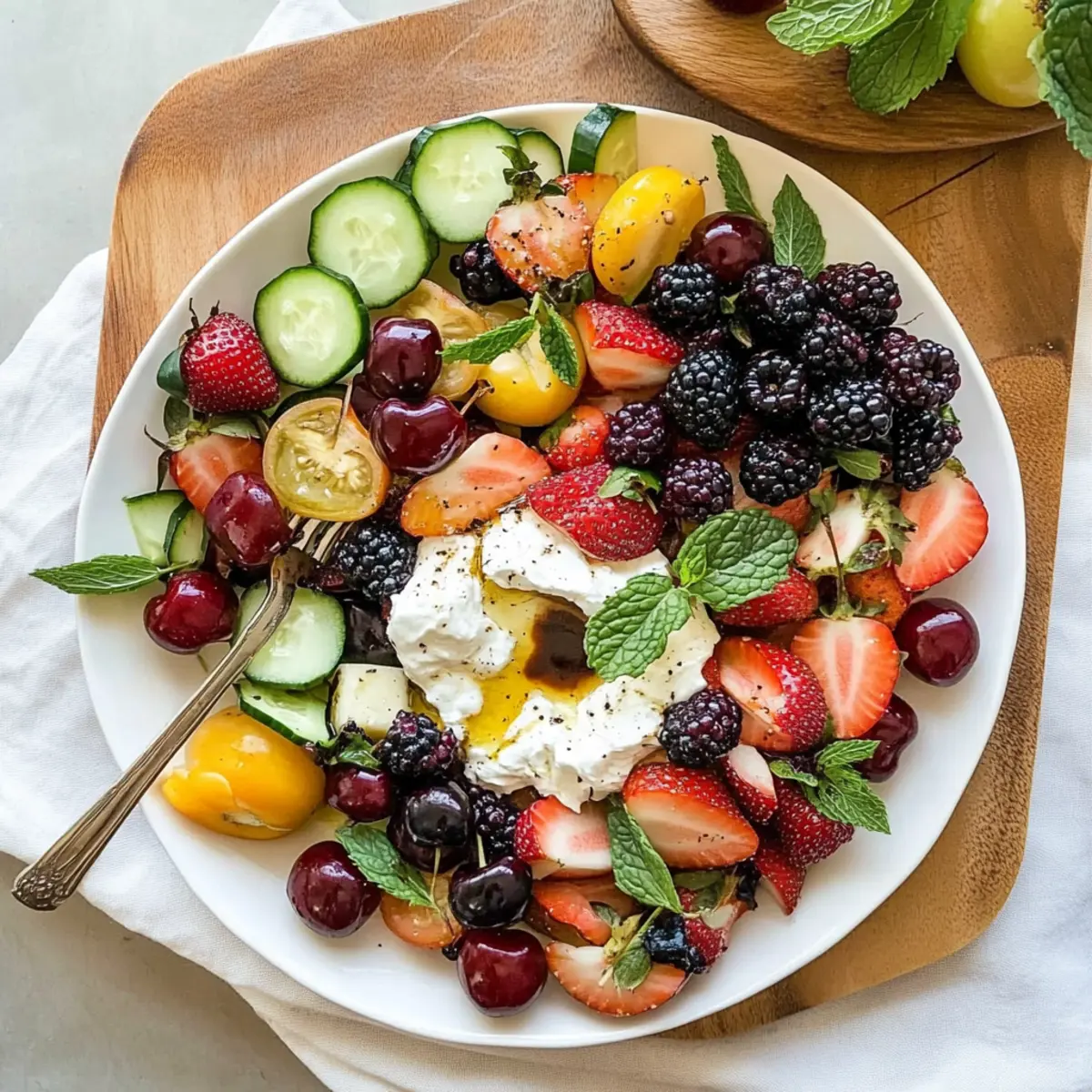 Burrata Berry Salad Recipe