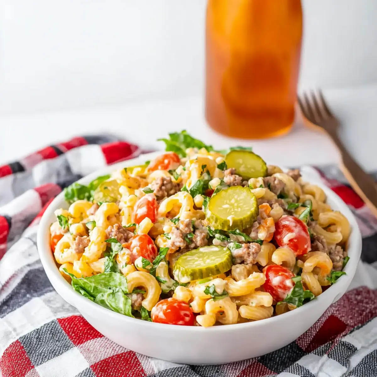 Big Mac Pasta Salad: Summer’s Creamy, Crunchy Delight