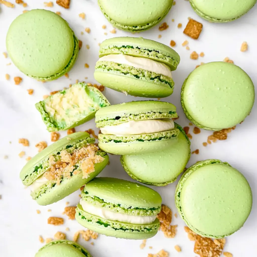 Key Lime Pie Macarons