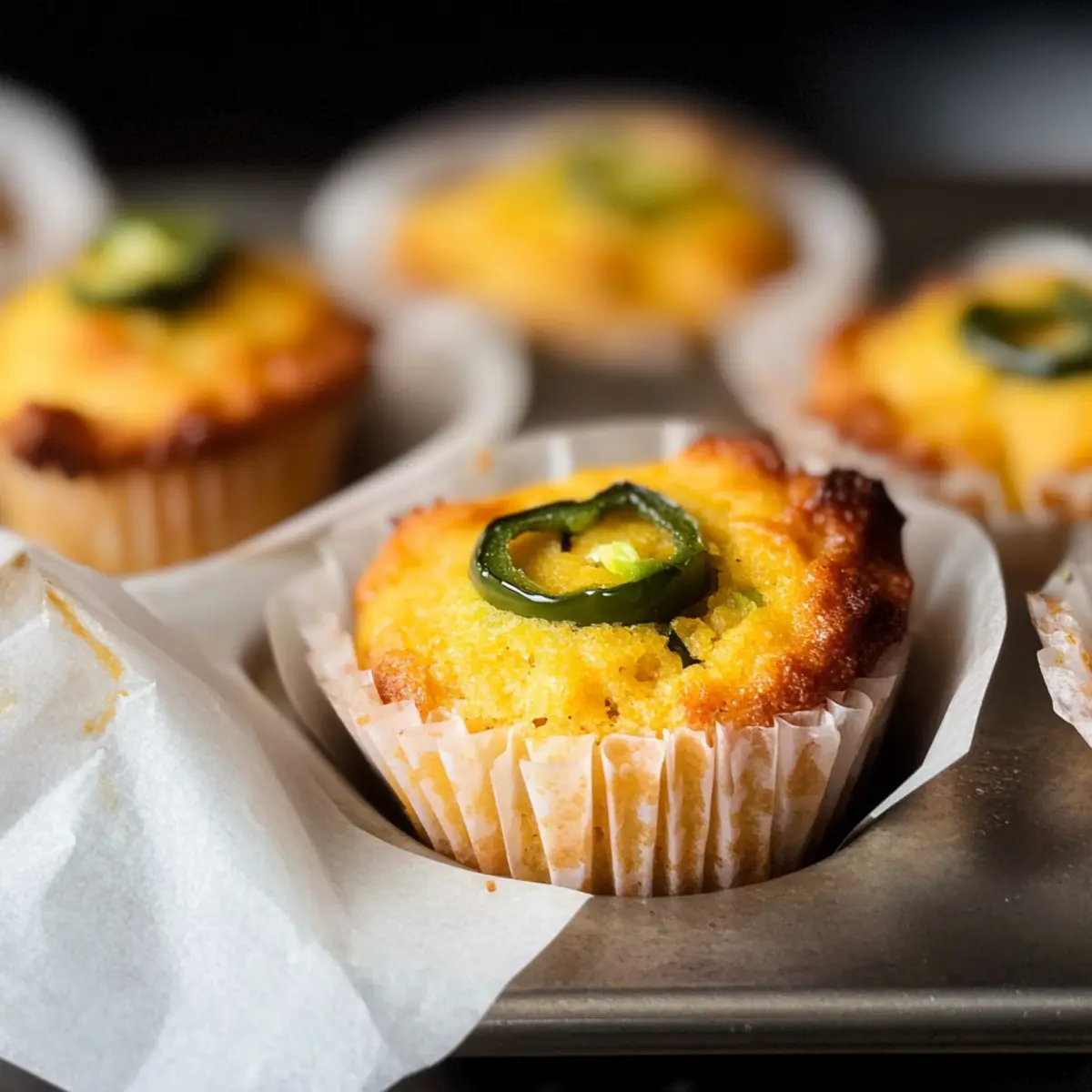 Jalapeno Cornbread Muffins
