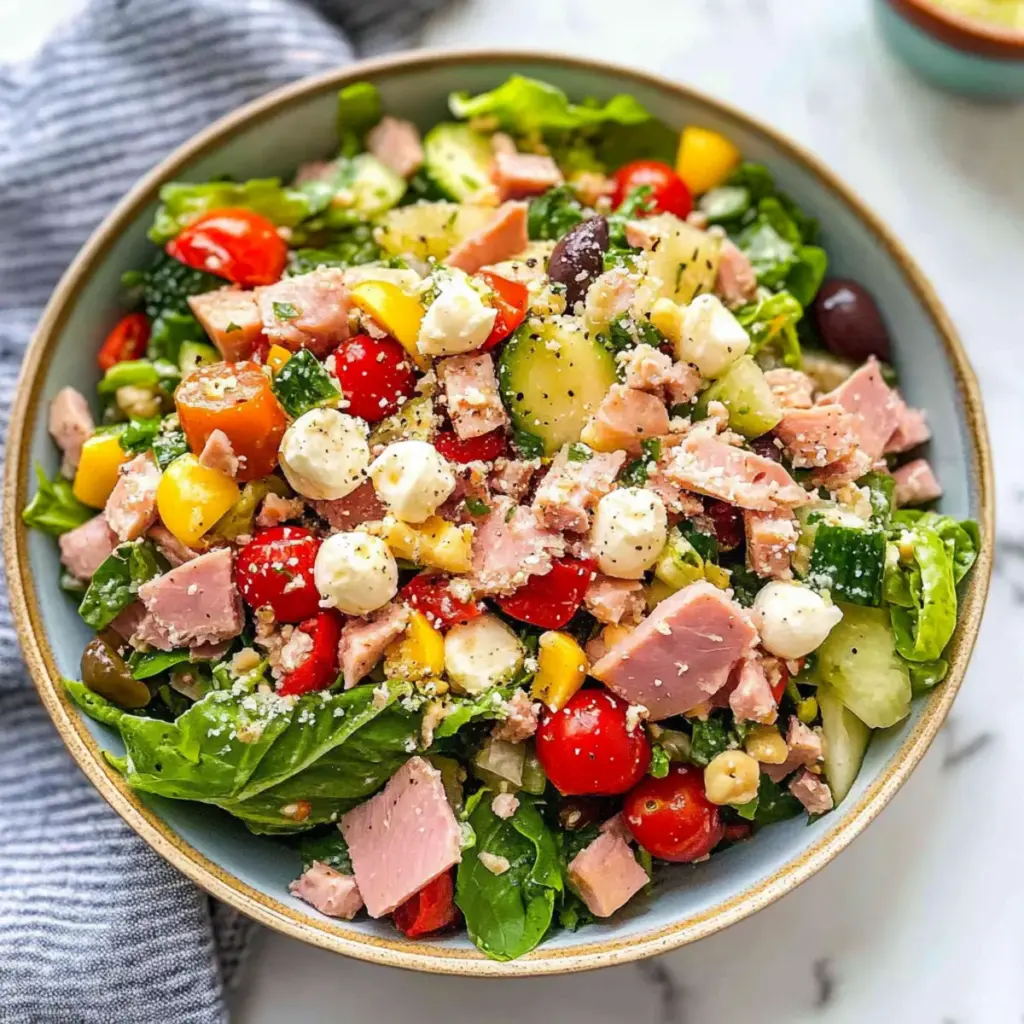 Italian Chopped Salad With Ham