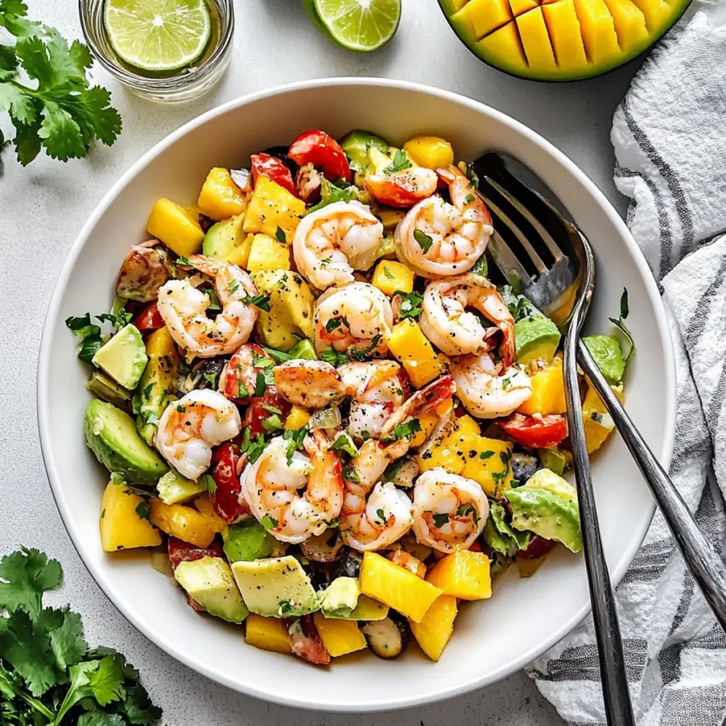 Mango Avocado Shrimp Salad