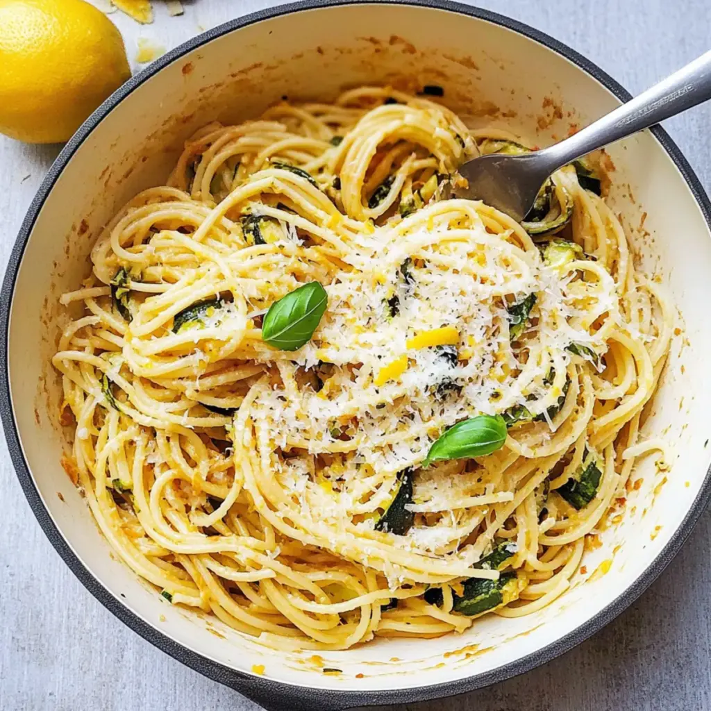 Lemon Zucchini Pasta