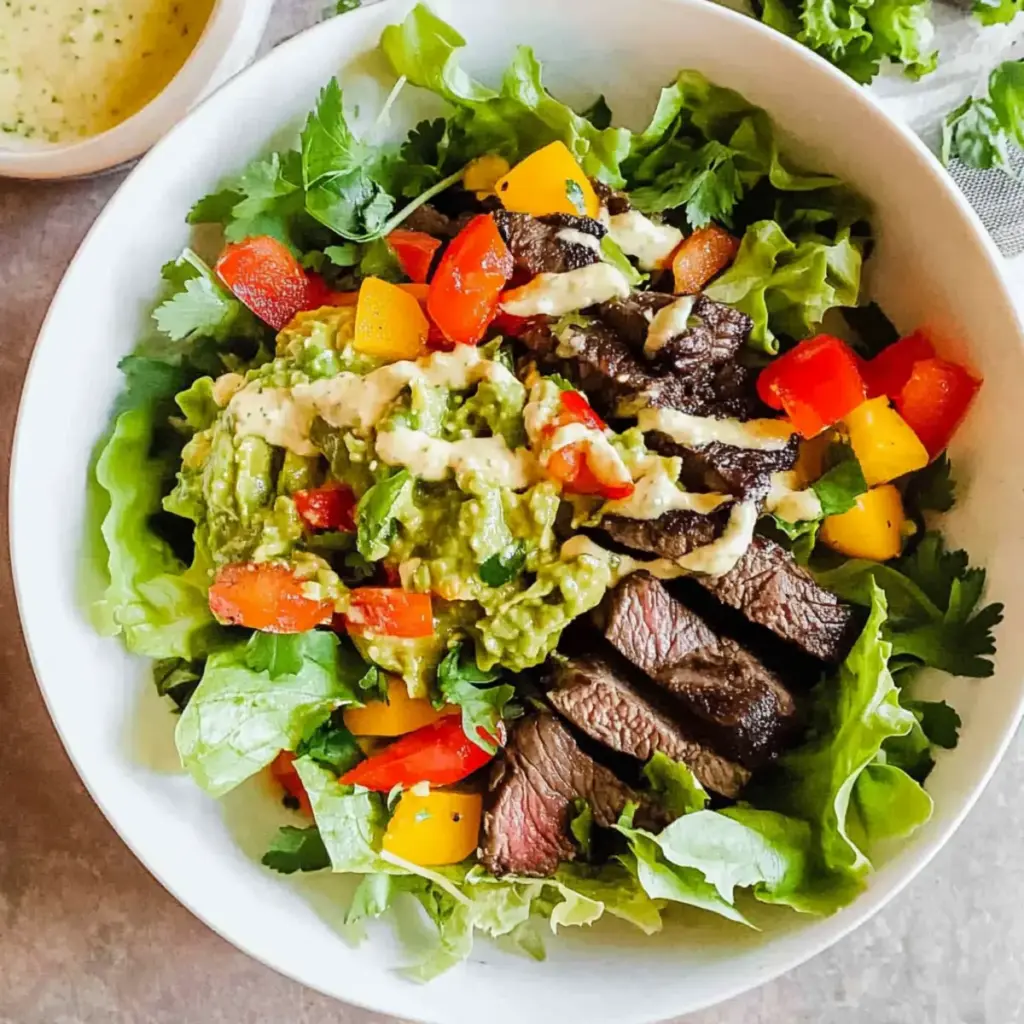 Guacamole Steak Salad